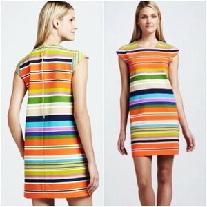 Kate Spade Nico Colorful Striped Dress 6 office professional